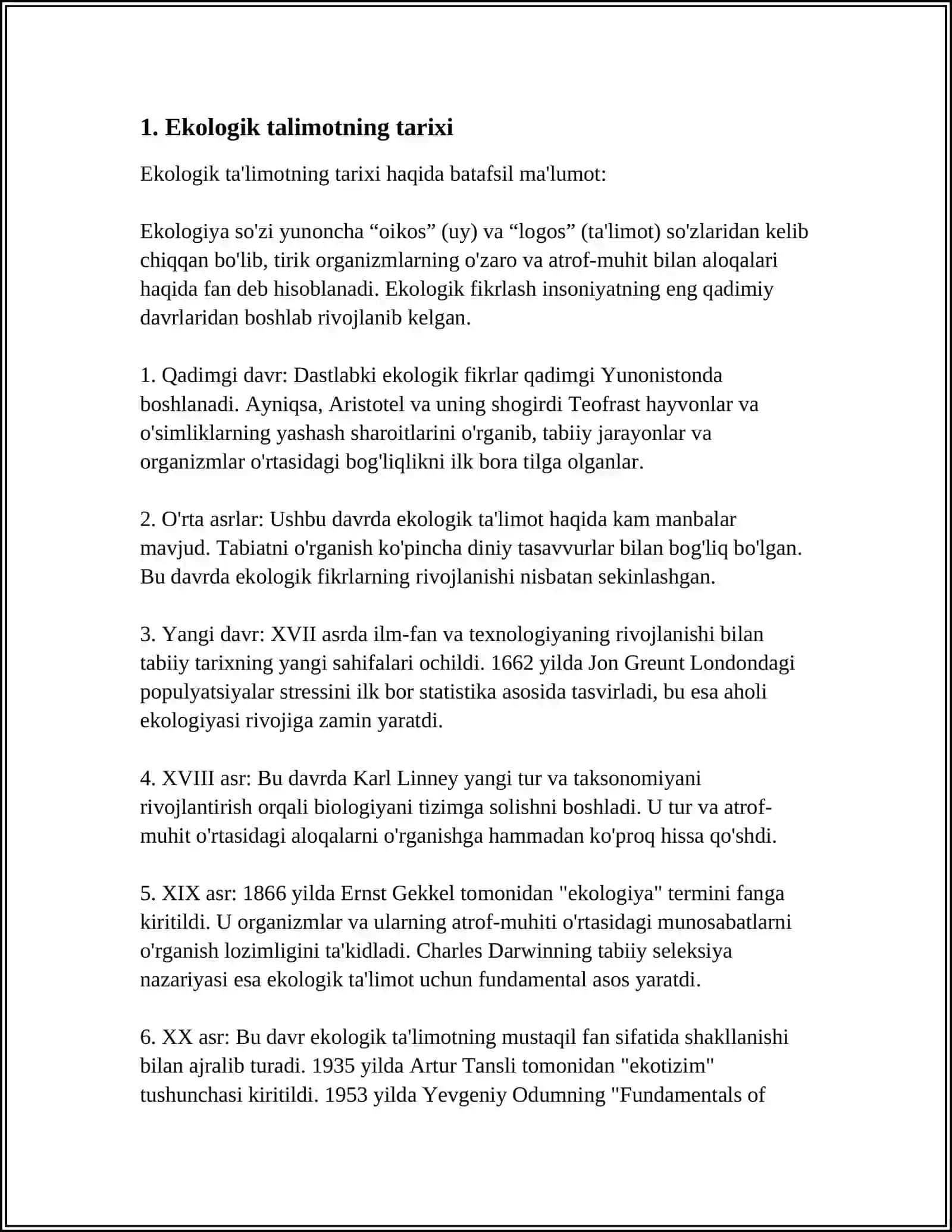EKOLOGIK TALIMOT VA UNING SHAKLLANISHI 3