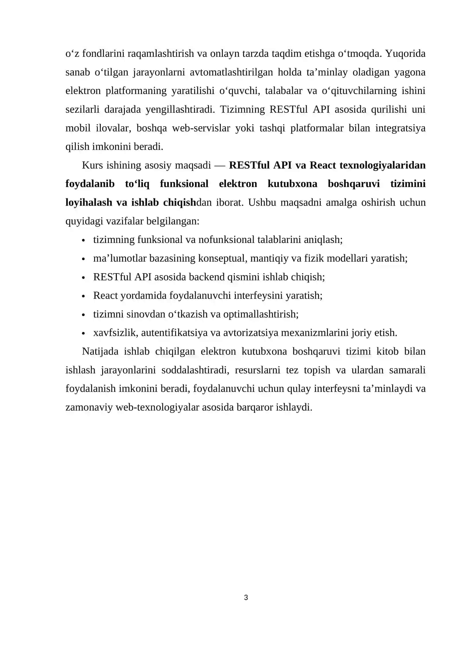 BOB. ELEKTRON KUTUBXONA TIZIMLARINING NAZARIY ASOSLARI 3