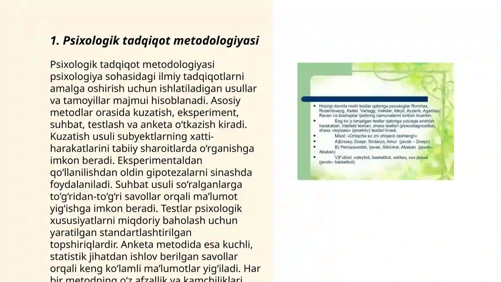 Psixologik tadqiqot metodologiyasi 3
