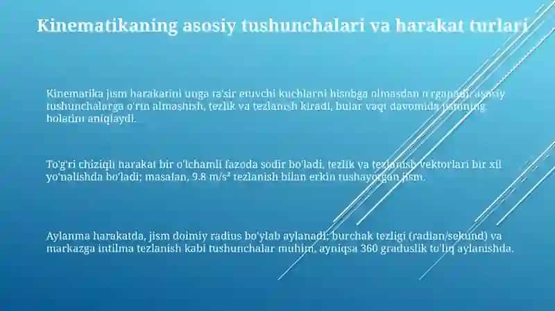 Kinematik elementlar 3