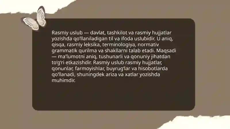 Rasmiy uslub 3