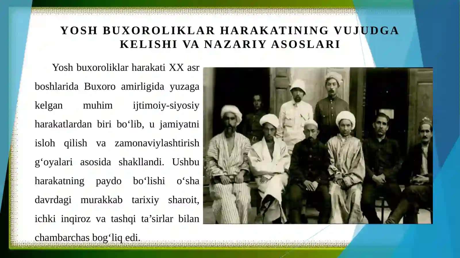 Yosh buxoroliklar faoliyat va Buxoro amirligining tugatilishi 3
