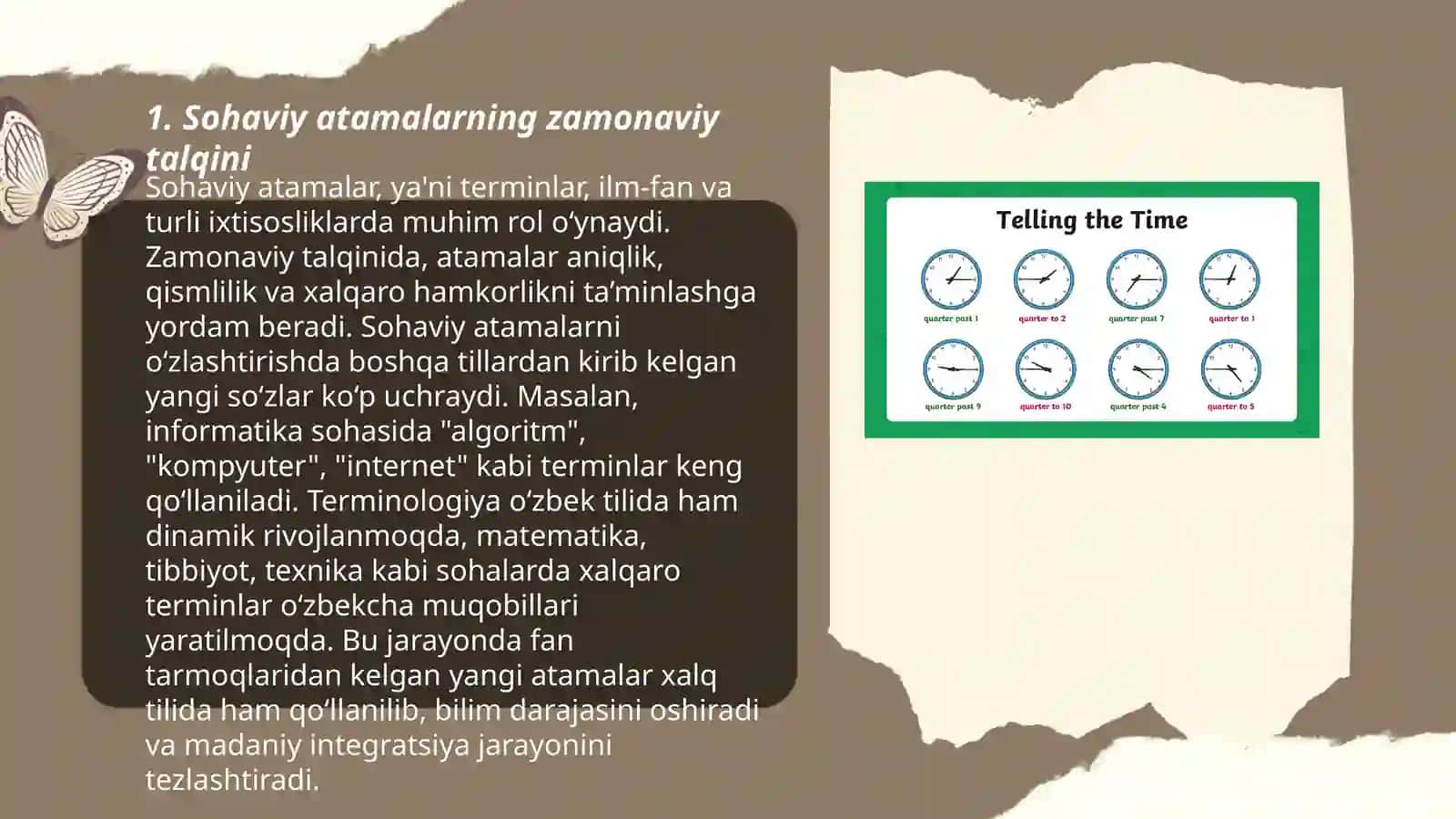 Sohaviy atamalarning zamonaviy talqini 3
