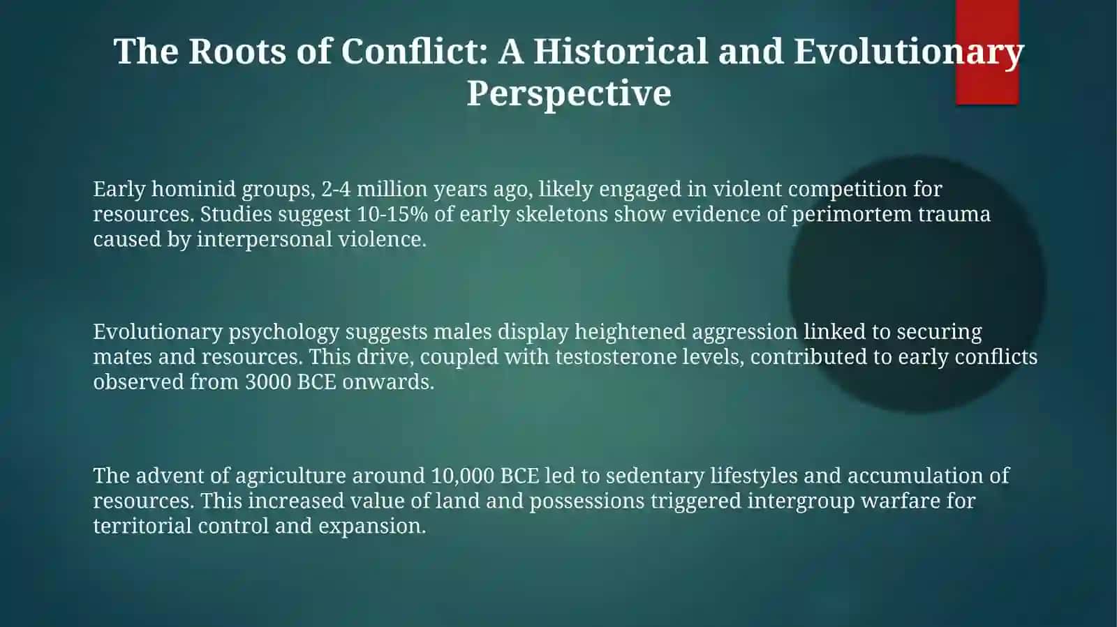 The Roots of Conflict: Unpacking the Drivers of War 3