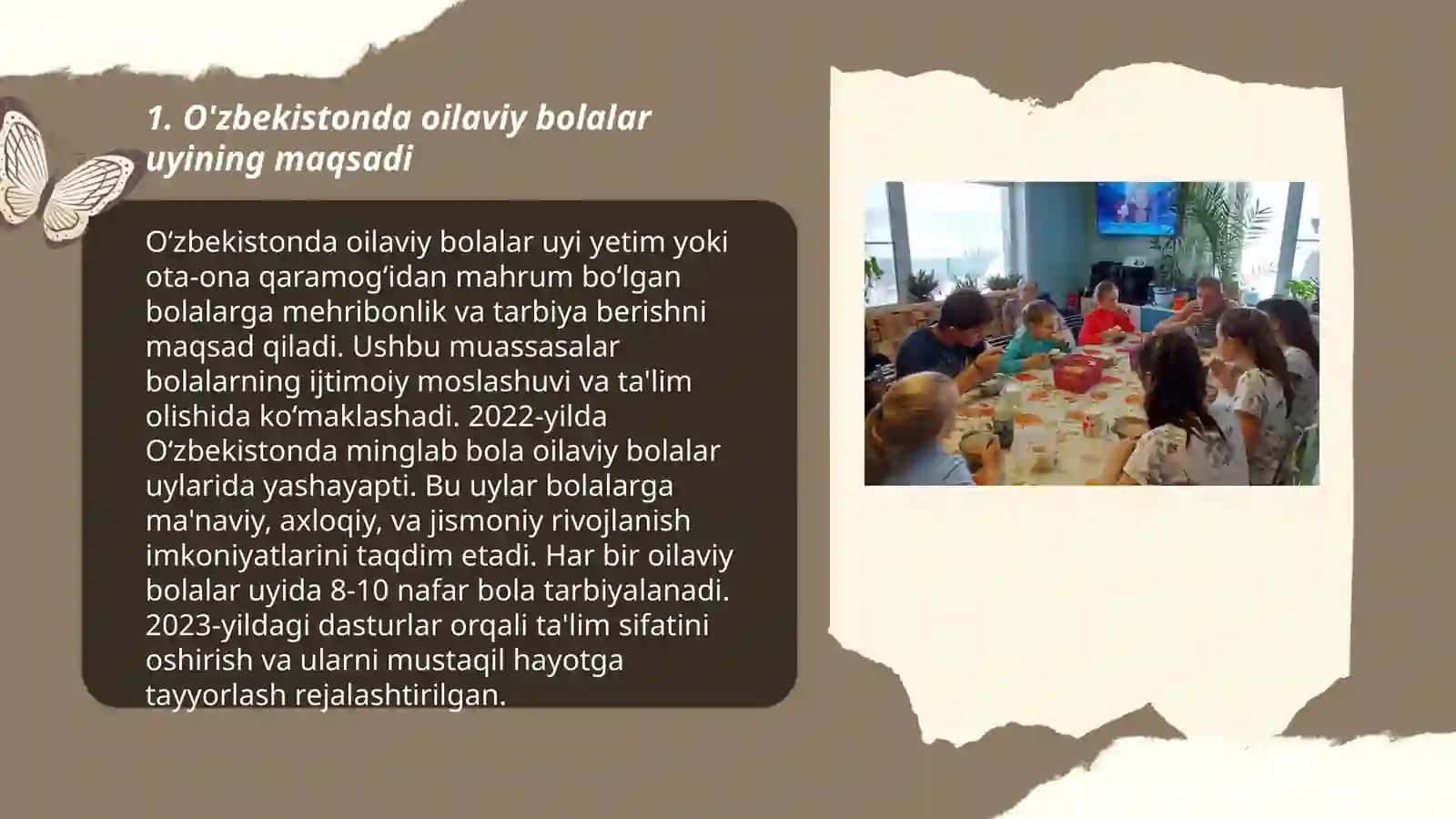 O`zbekistonda oilaviy bolalar uyini tashkil etish 3