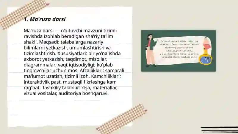 Ma'ruza darsi 3