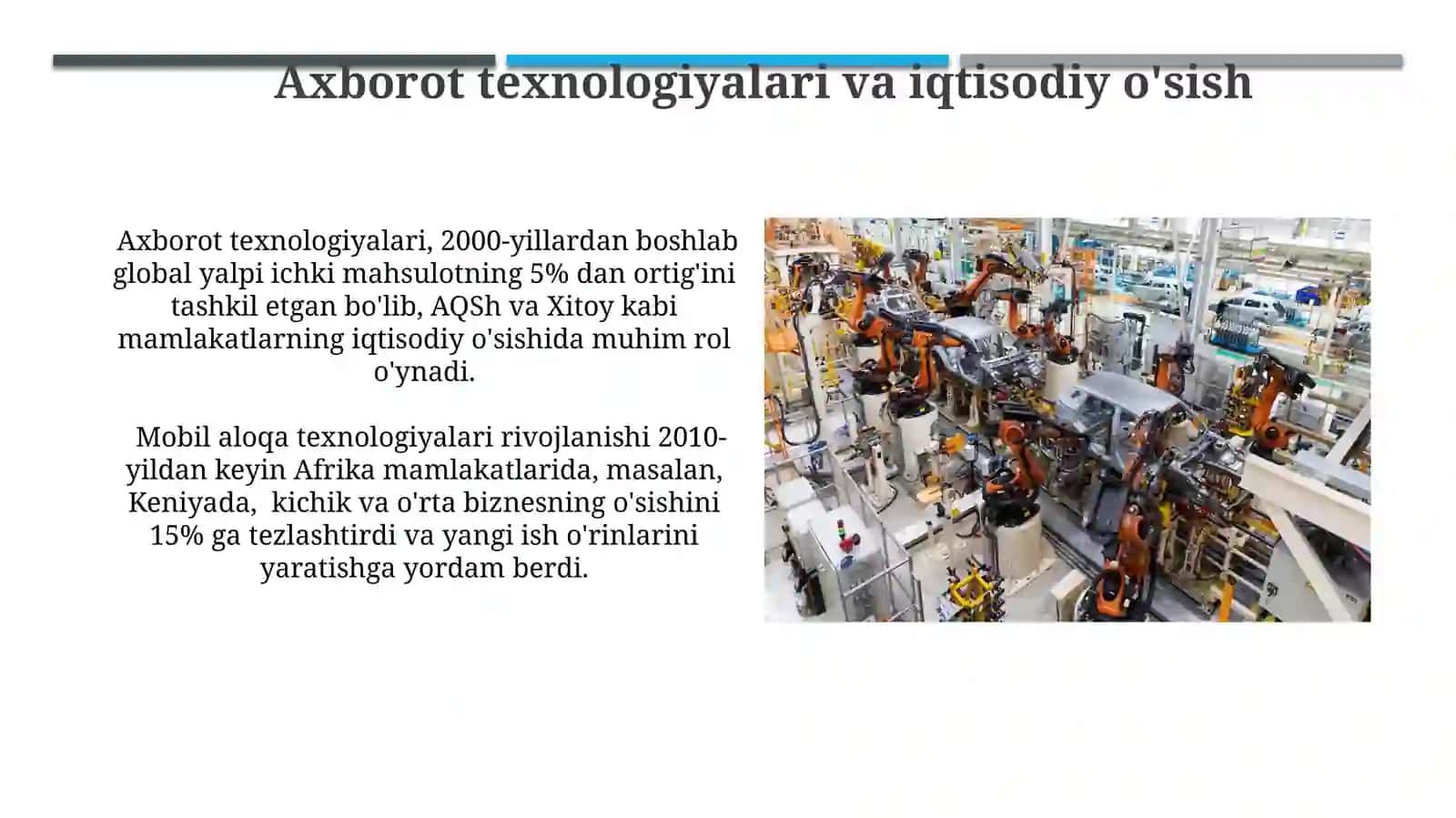 Iqtisodiy osishning toindstrual vo poindustral tiplari 3