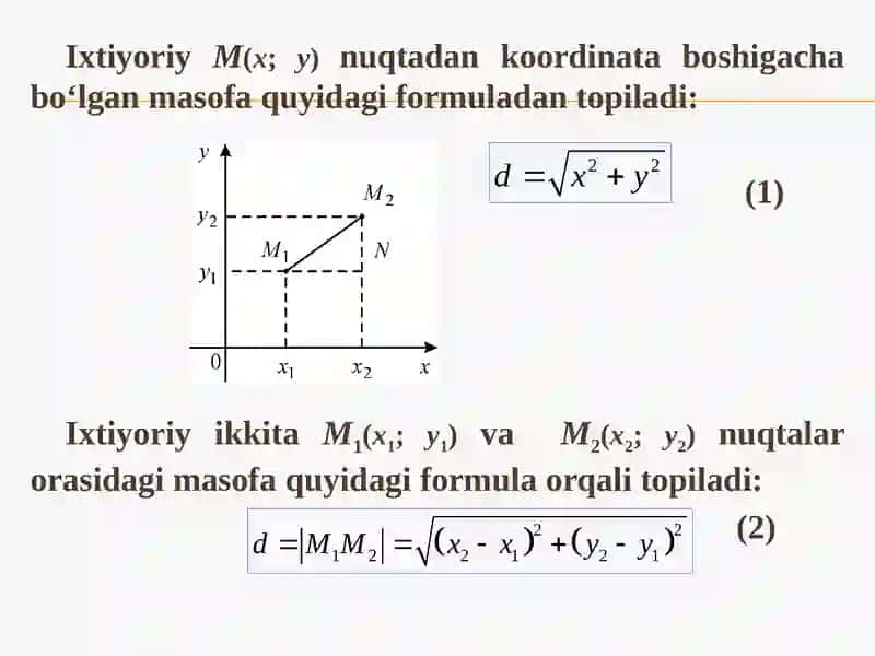 Tekislikda koordinata tizimi 3