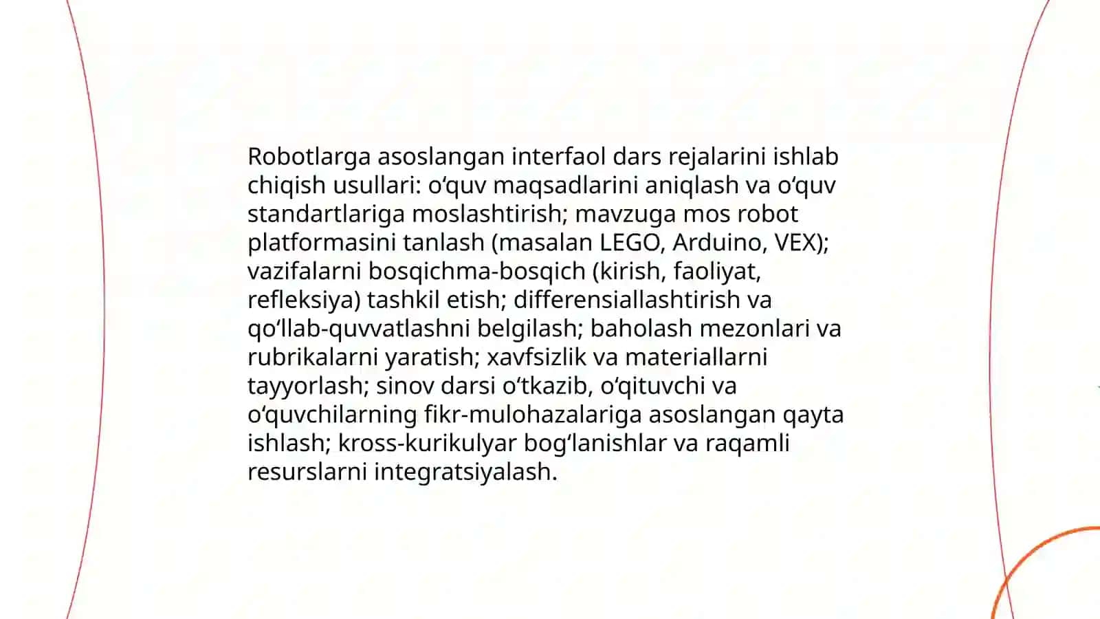 Robotlar yordamida ta‘lim jarayonini interfaol qilish usullari 3