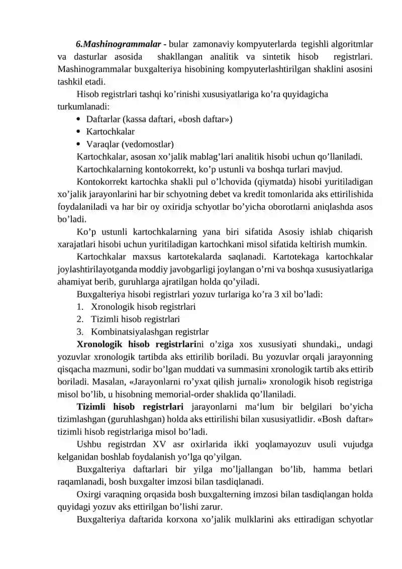 Buxgalteriya hisobi registrlari va shakllari 3