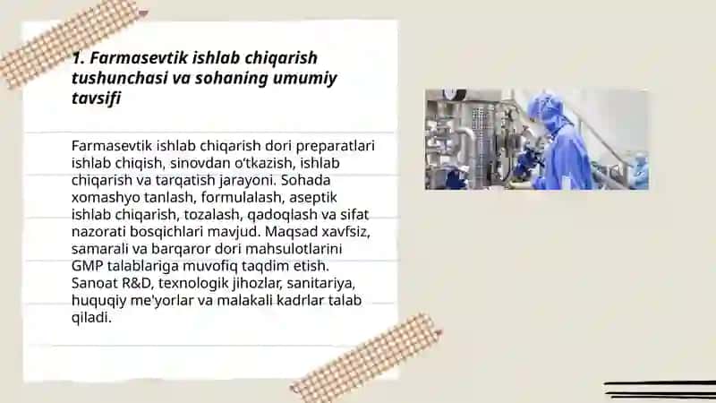 Farmasevtik ishlab chiqarishni asosiy tushuncha va atamalari 3