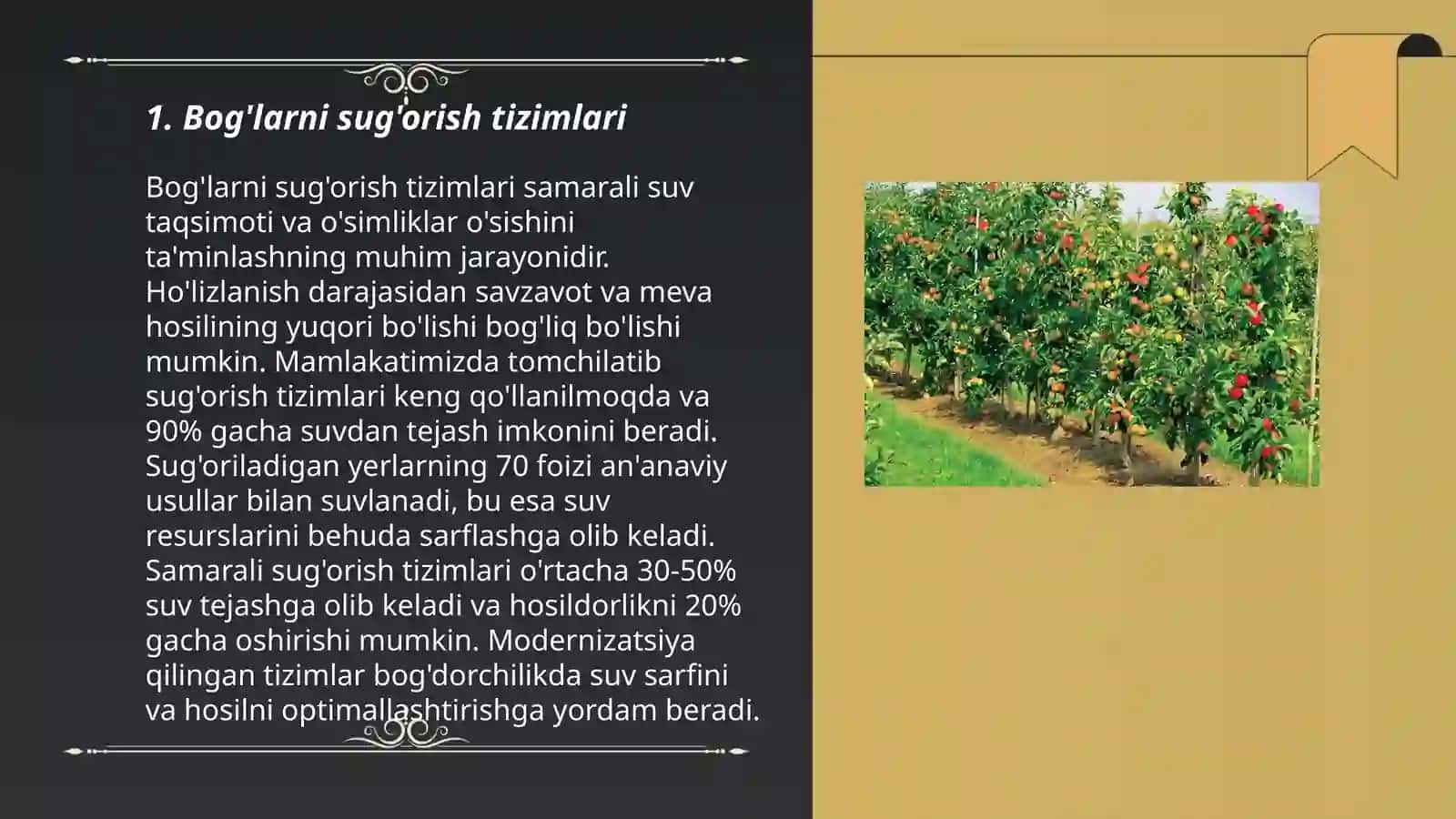 Intensiv meva boģlarini barpo qilish 3
