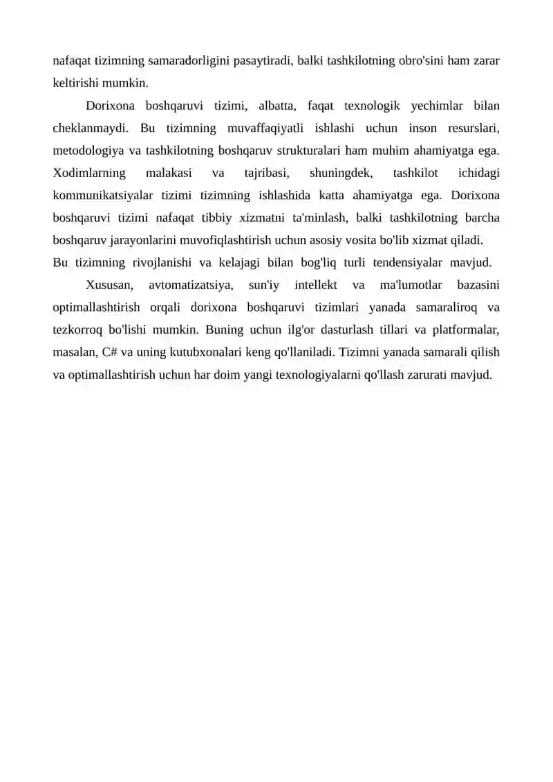 DORIXONA BOSHQARUV TIZIMINING ASOSLARI 3