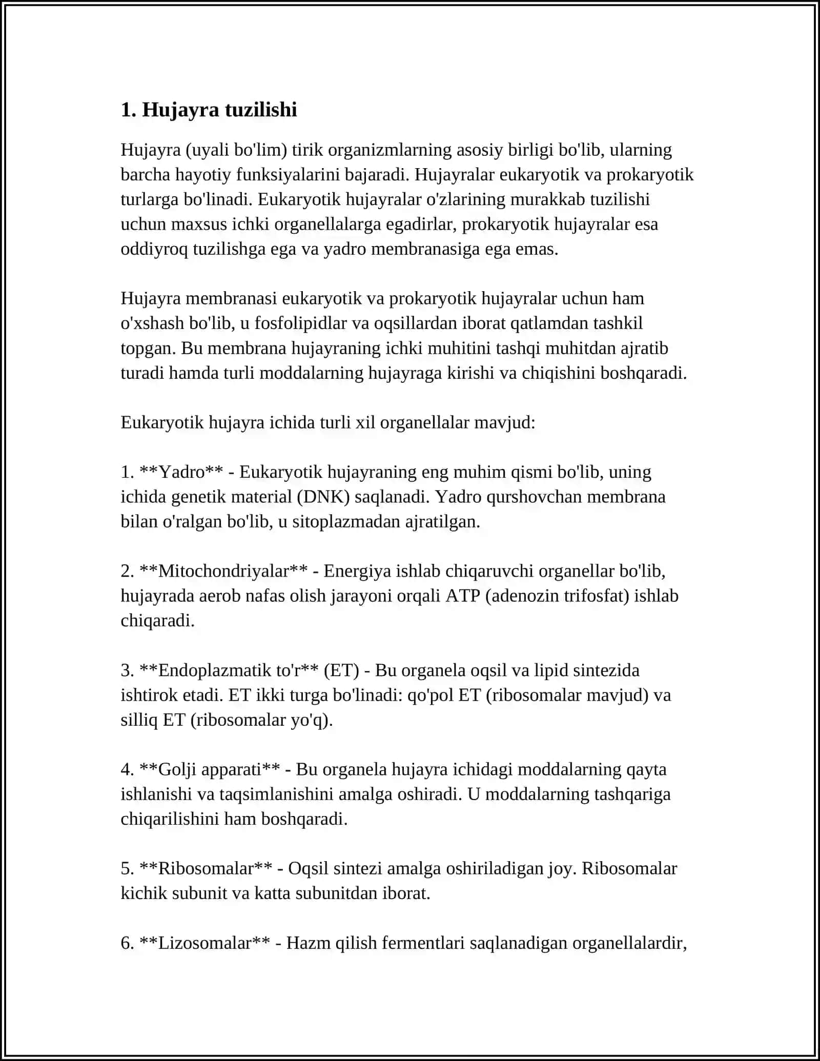 HUJAYRA VA HUJAYRADAN TASHQARI MATRIKS ORASIDAGI MUNOSABATLAR 3