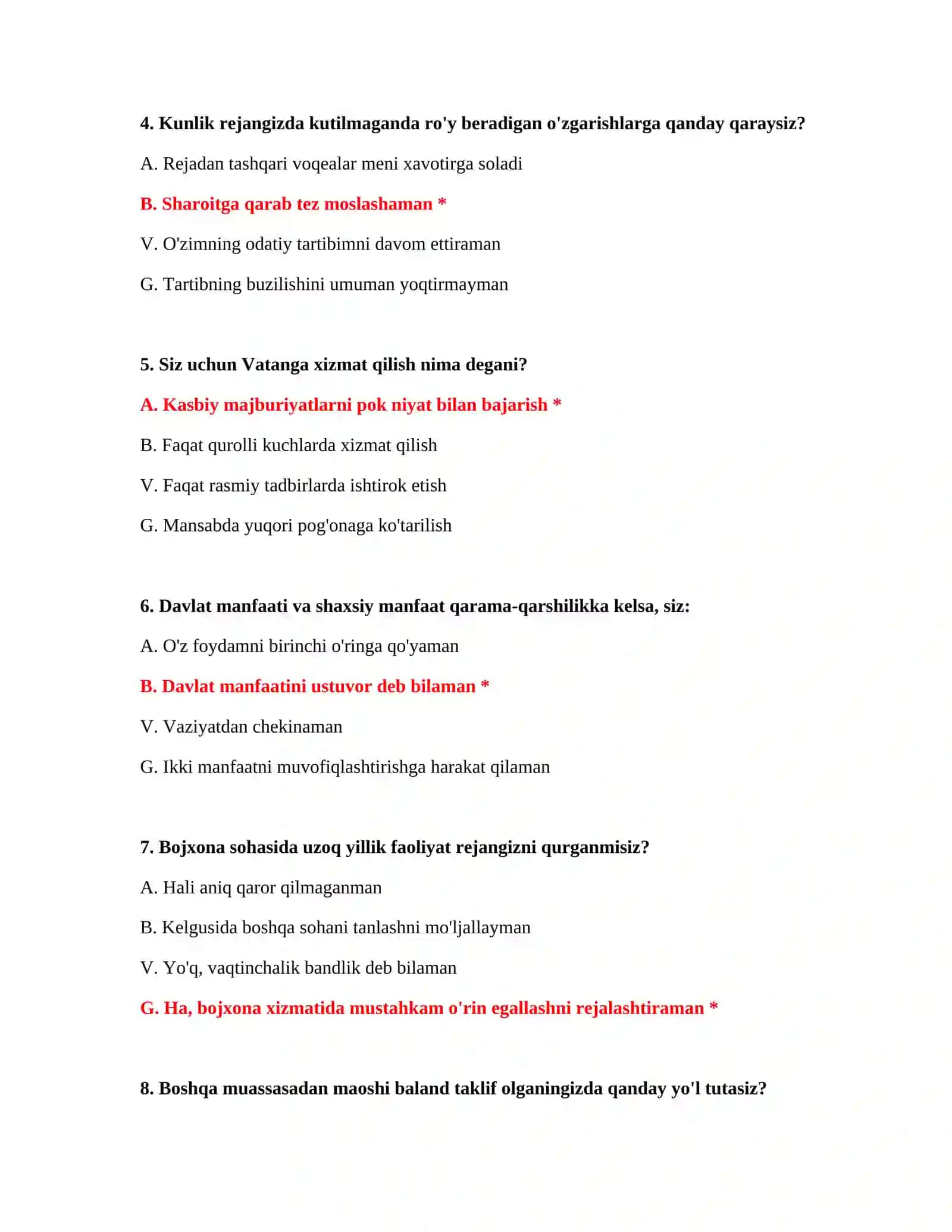 Bojxona mantiqiy test PDF 3
