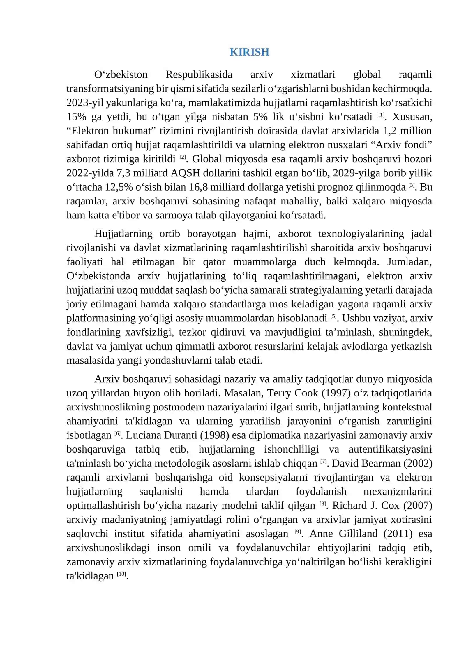 Arxiv boshqaruvi va uning funksiyalari 3