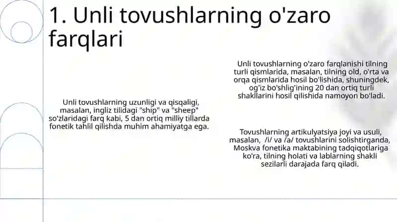 Undosh tovushlar tasnifi, tahlili va talaffuzi 3