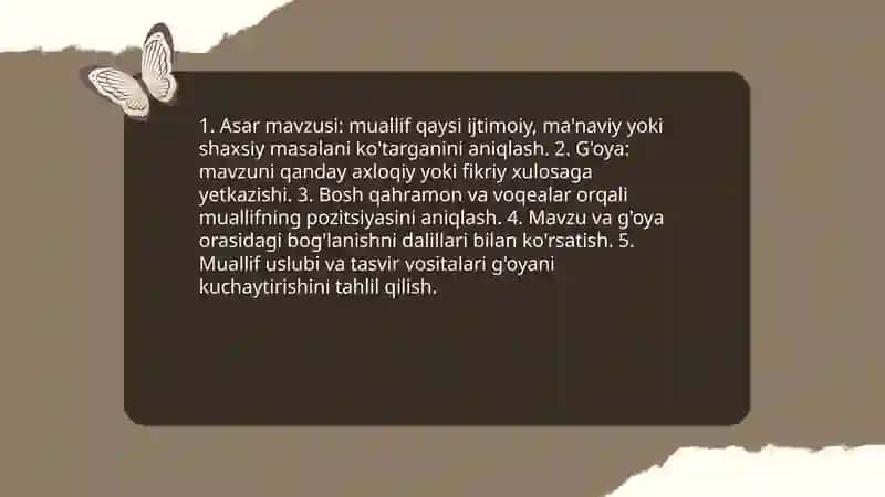 Shukur Xolmirzayevning esselaridan birini o‘qib o‘rganish 3