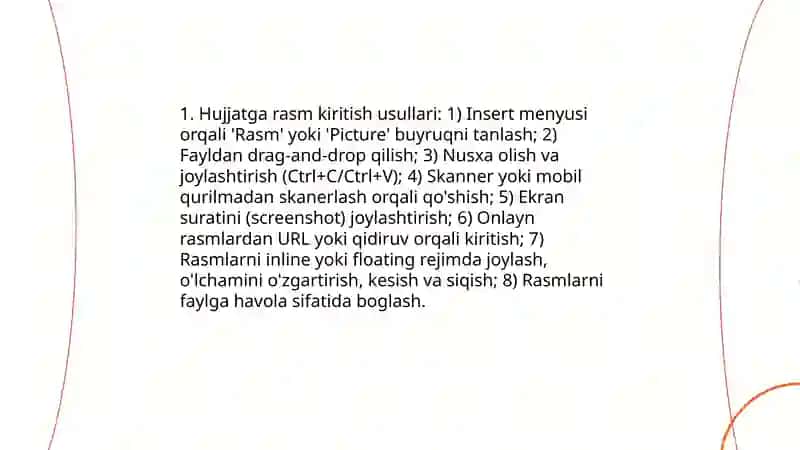Hujjatga tasvir va hoshiya qo'shish 3