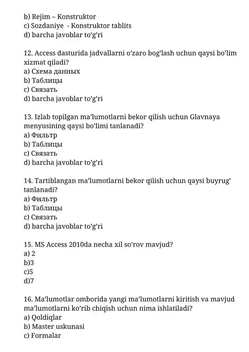 Ma’lumotlar ombori tuzishning asosiy usullari 3