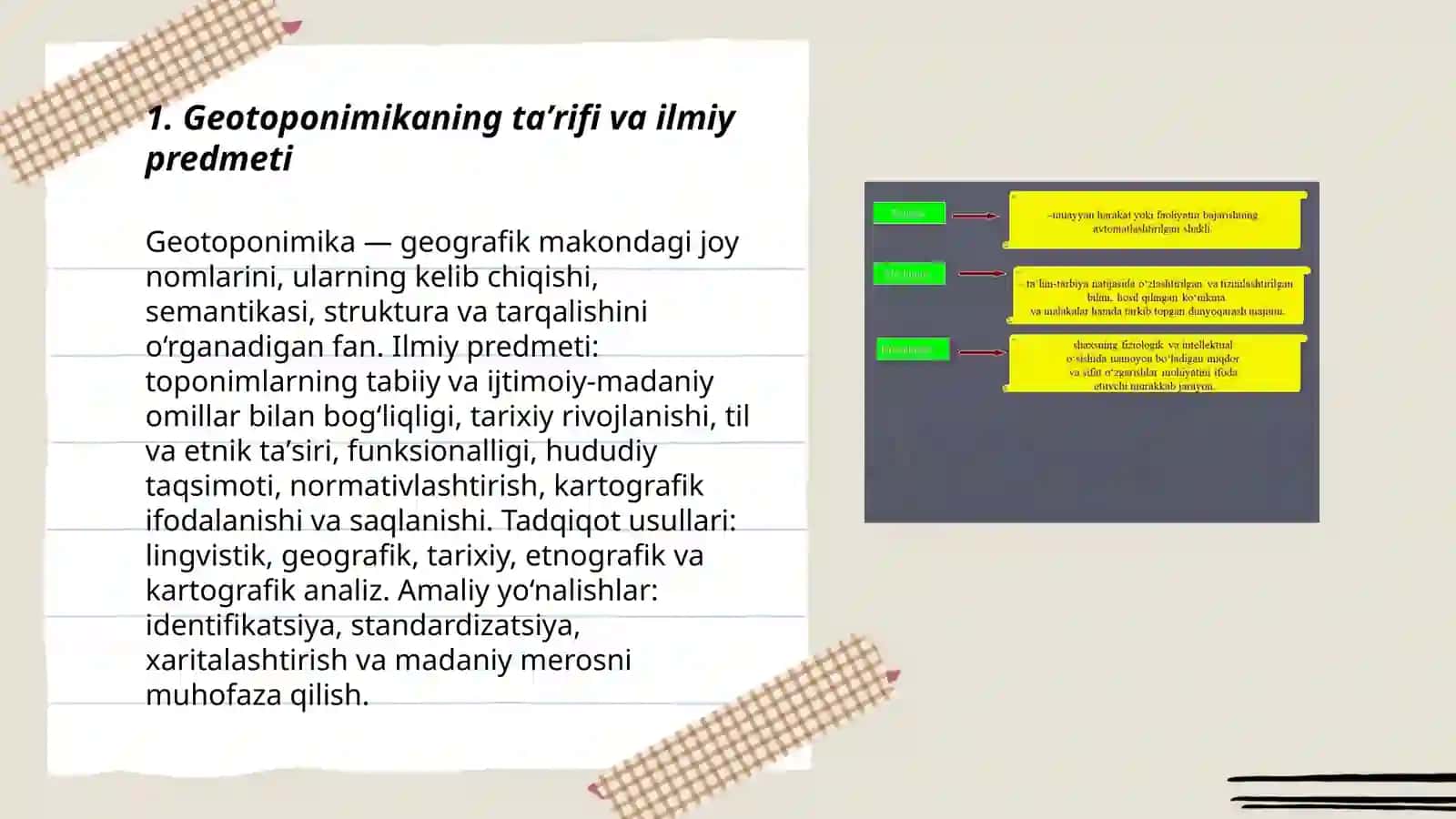 Geotoponimikaning vazifalari va fanlari tizimidaga oʻrni 3
