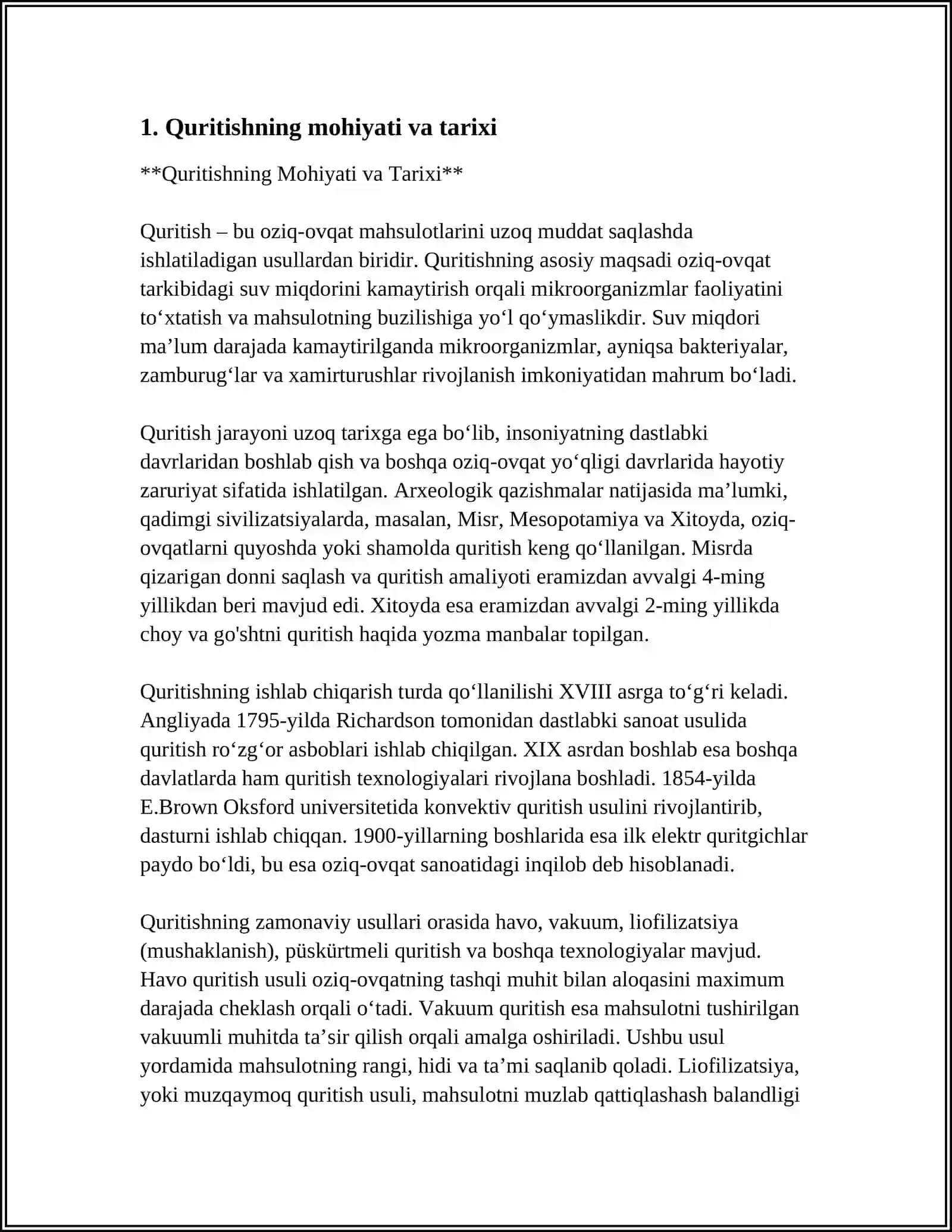 Quritishni Mohiyati 3