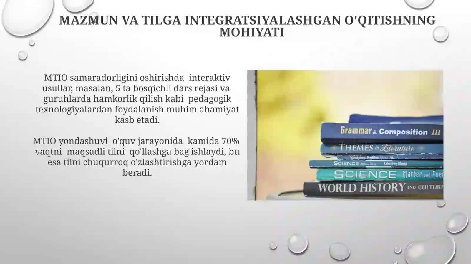 Mazmun va Tilga Integratsiyalashgan O'qitishning Mohiyati 3