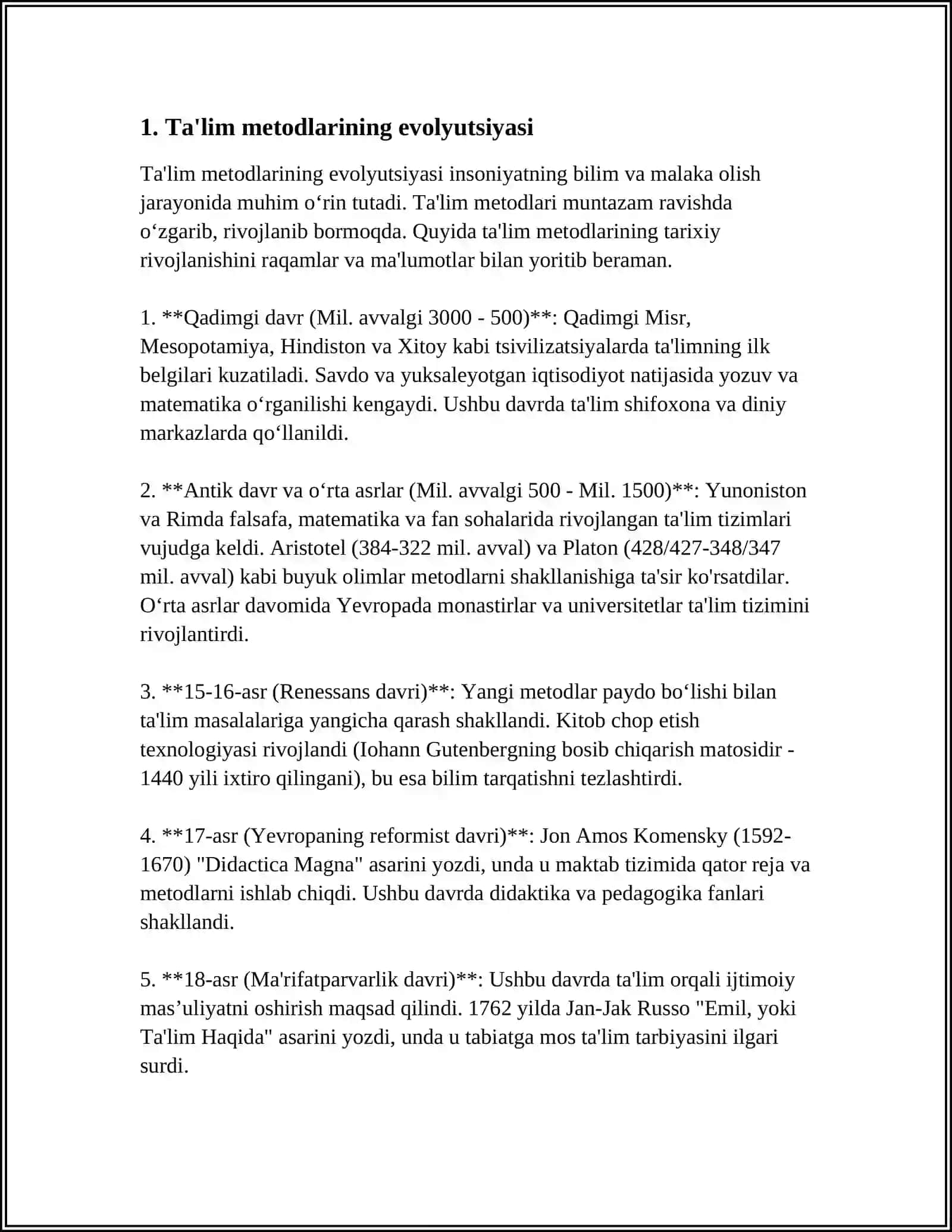 TA'LIM JARAYONIDAGI OʻZGARISHLAR 3