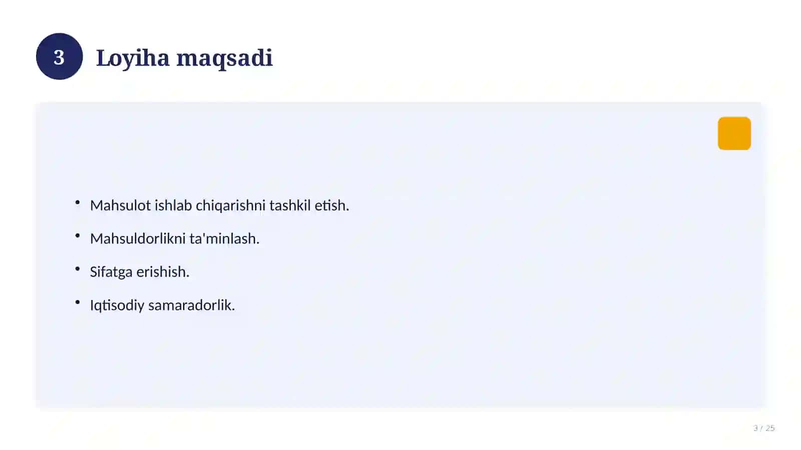 Mahsuldorligi 36500m3/yil bo’lgan ikki nishabli temir beton to’sinlar ishlab chiqarish korxonasini loyihalash chizma 3