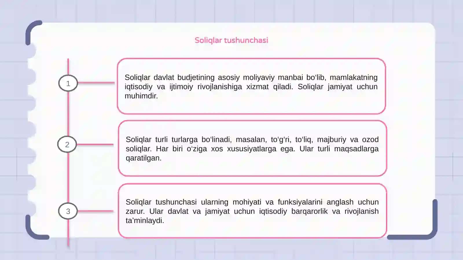 Soliqlar va ularning turlari 3