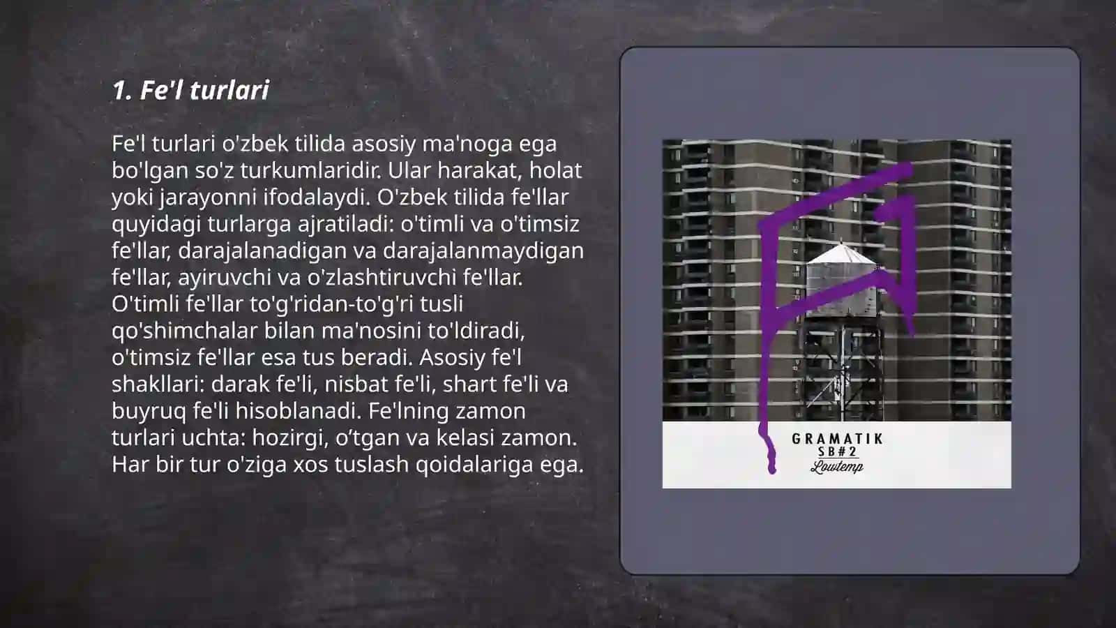 Tilning gramatik sathlari 3