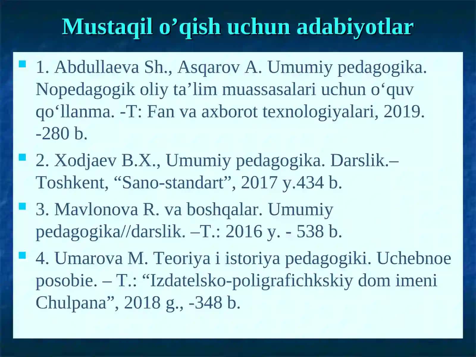 UMUMIY PEDAGOGIKA VA PSIXOLOGIYA 3