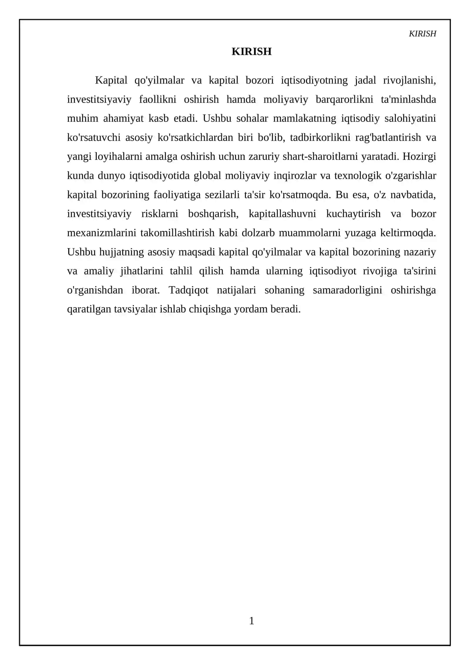 Kapital qoyilmalar va kapital bozori 3
