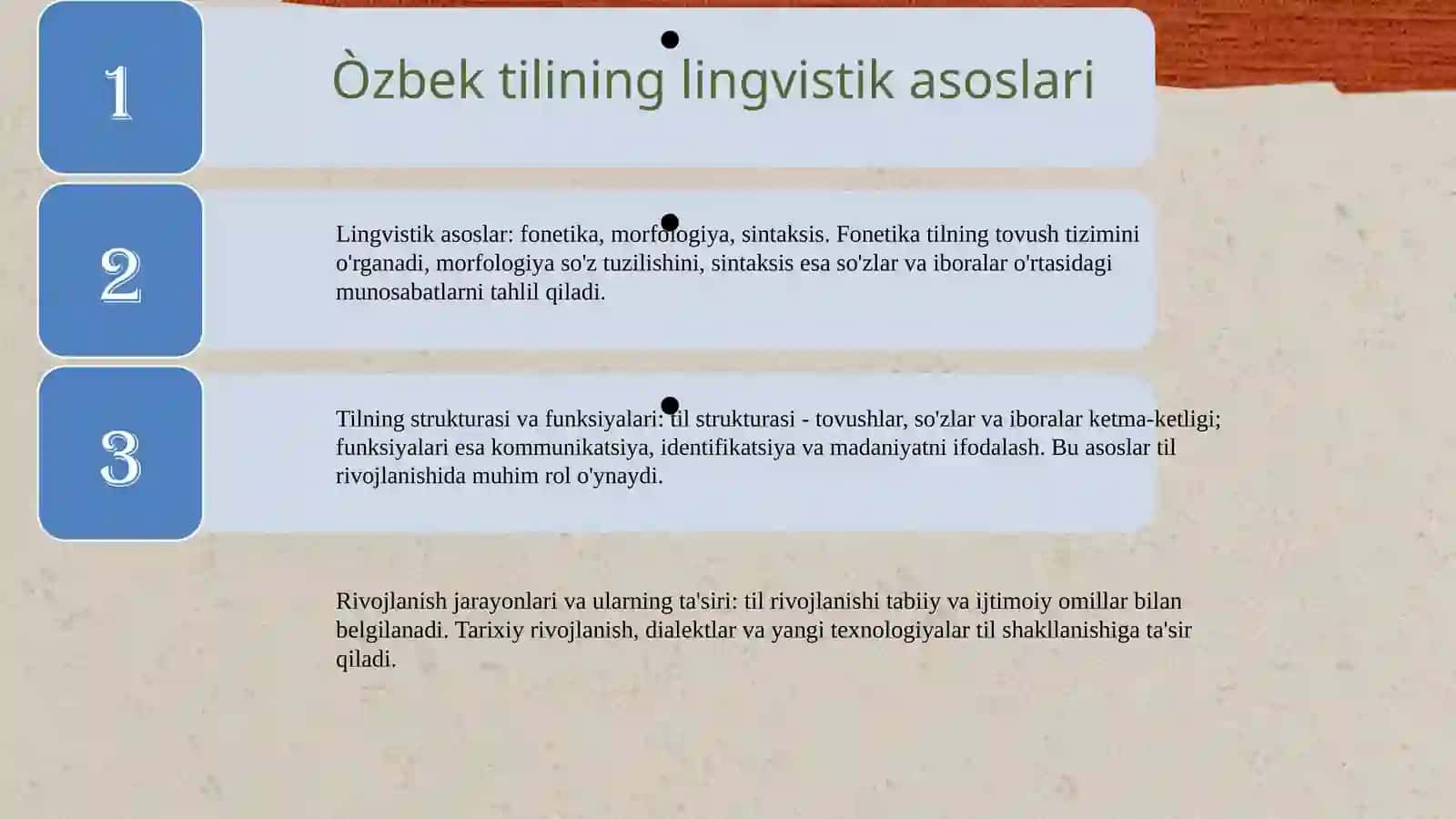 Òzbek tili taraqqiyotida lingvistik va ekstrolingvistik omillar 3