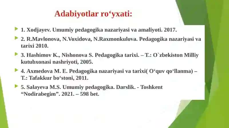 Tarbiyanazariyasi. Boshlang‘ich ta’limda tarbiya 3