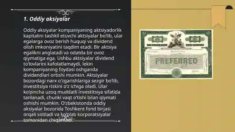 Aktsiya turlari 3