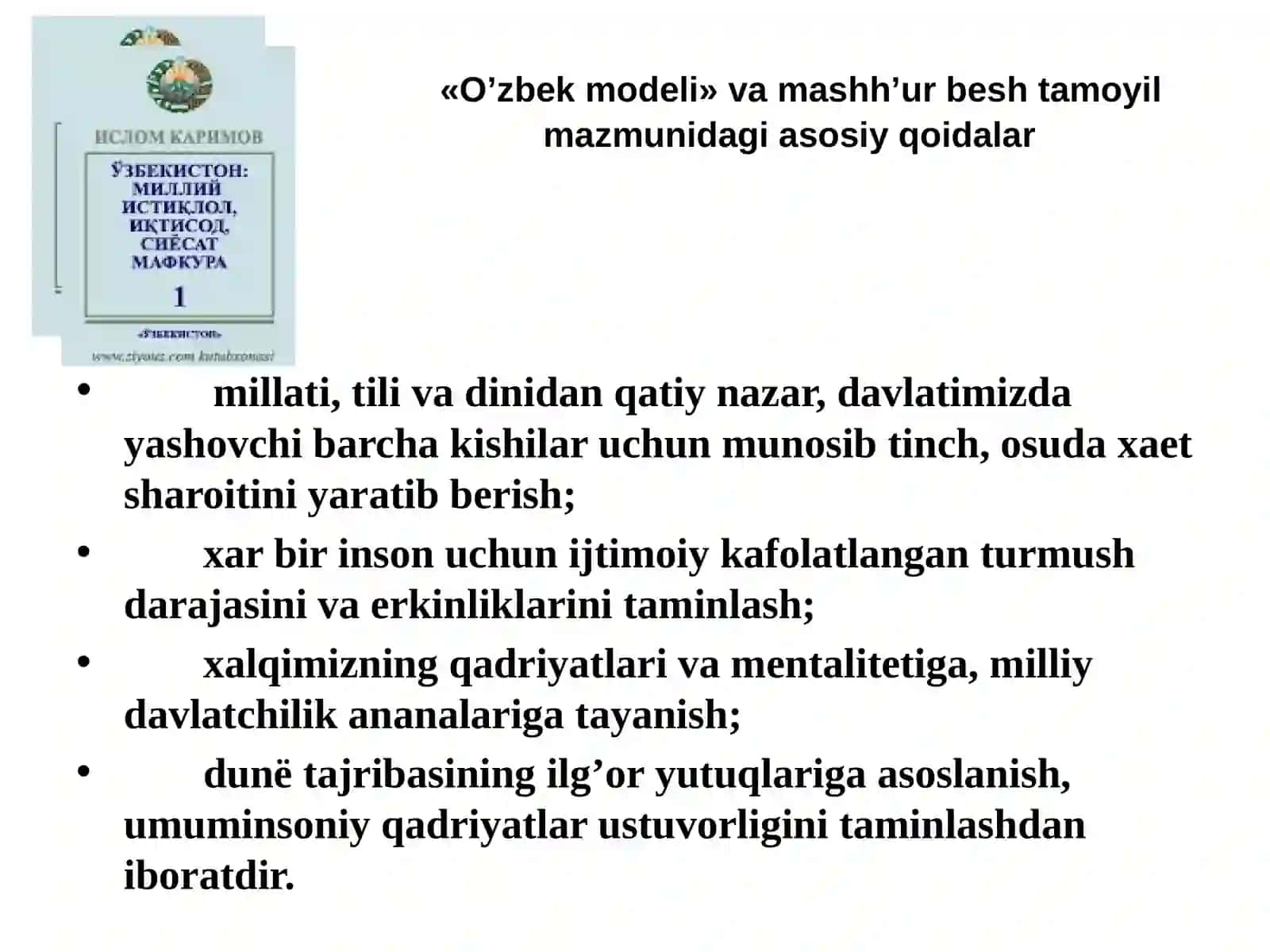 O’zbekiston Repspublikasida  ijtimoiy o’zgarishlar 3