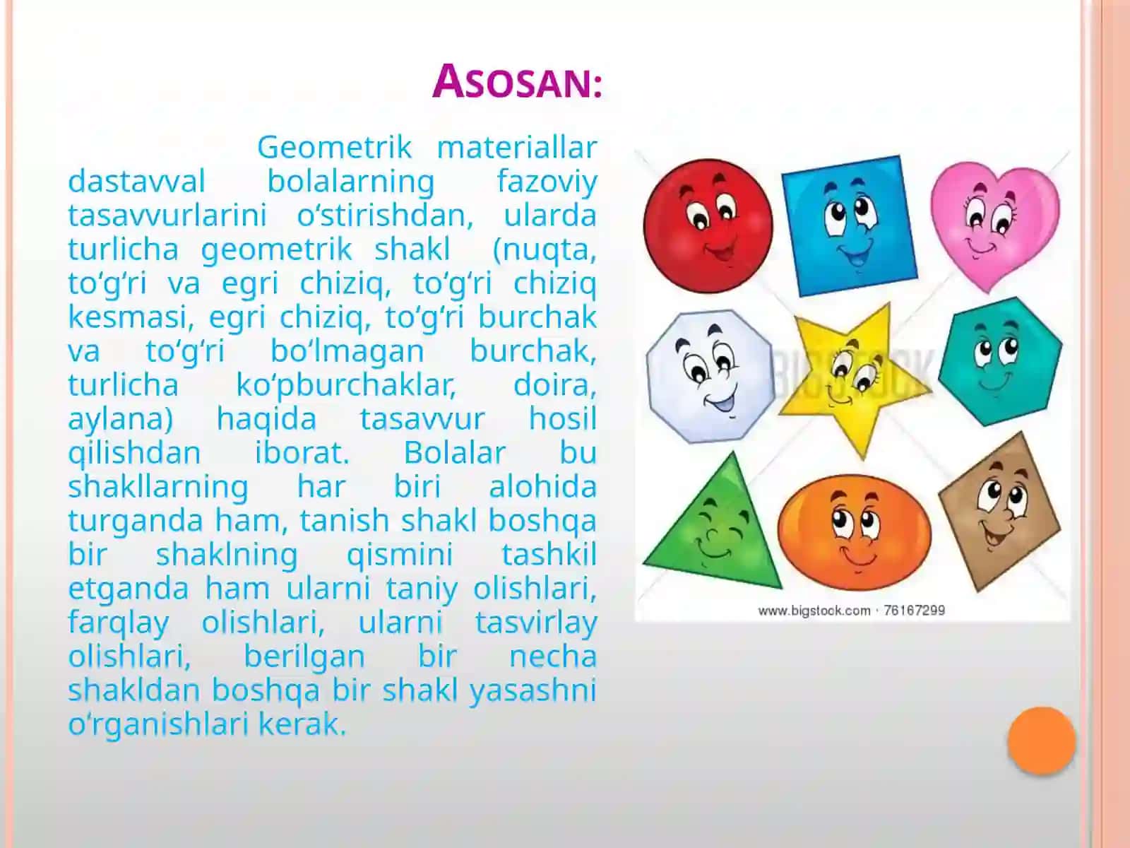 Geometrik materiallarni o’rganish metodikasi 3