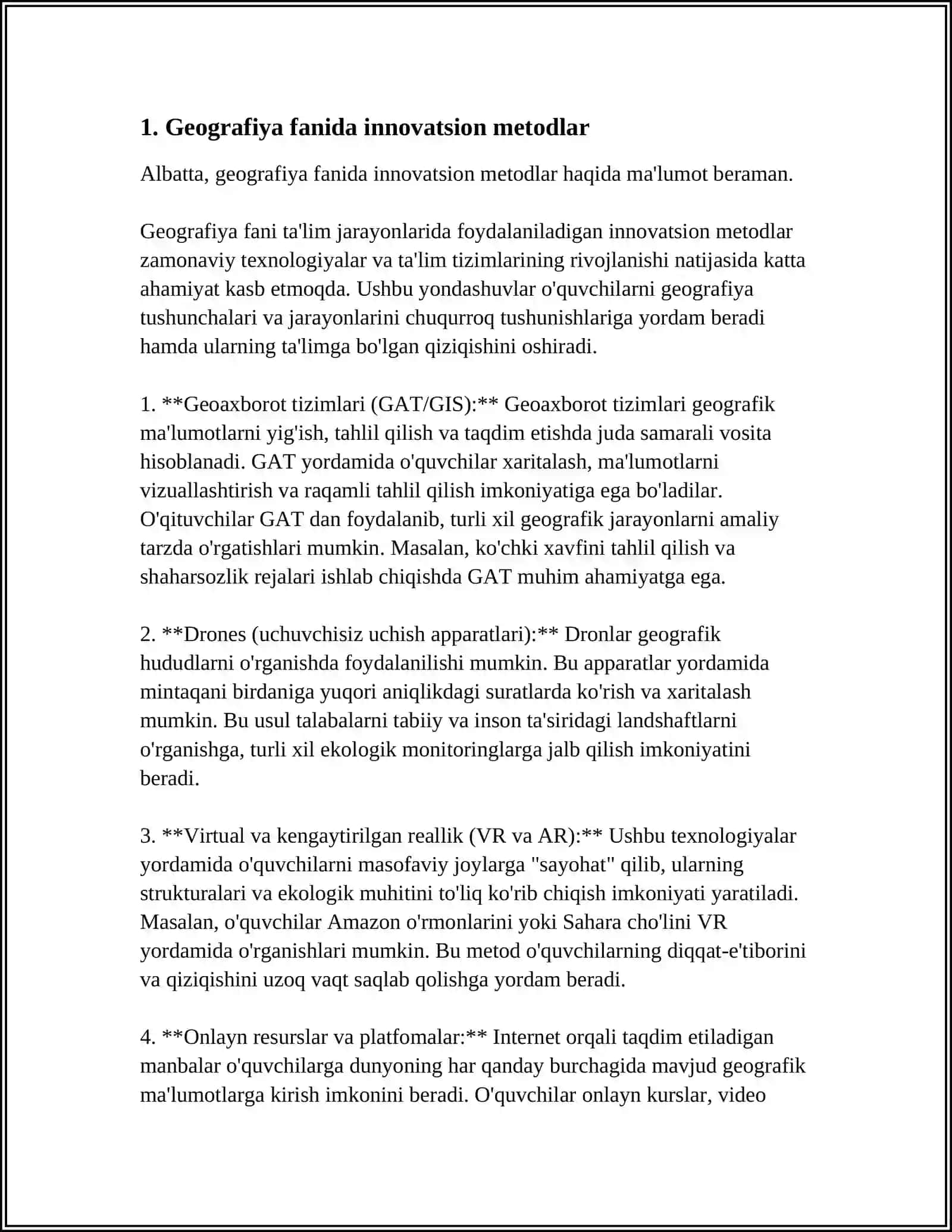 GEOGRAFIYA FANINI ÓRGATISHDA INNAVATSION YONDASHUV 3