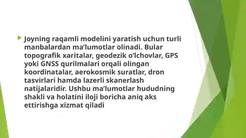 Joyning raqamli modeli 3