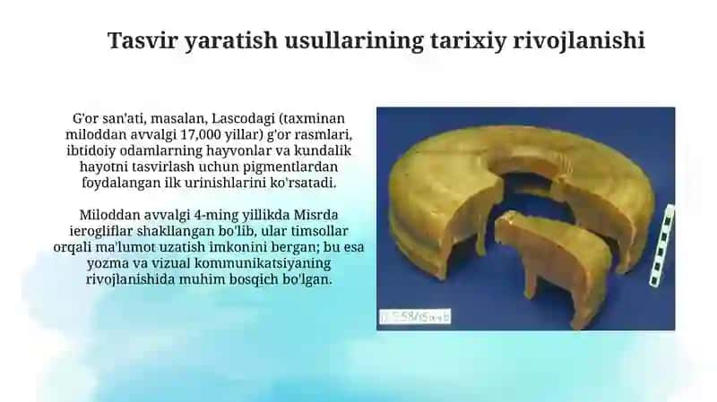 Predmetlar va hayvonlar obrazlarini yaratish usullari 3