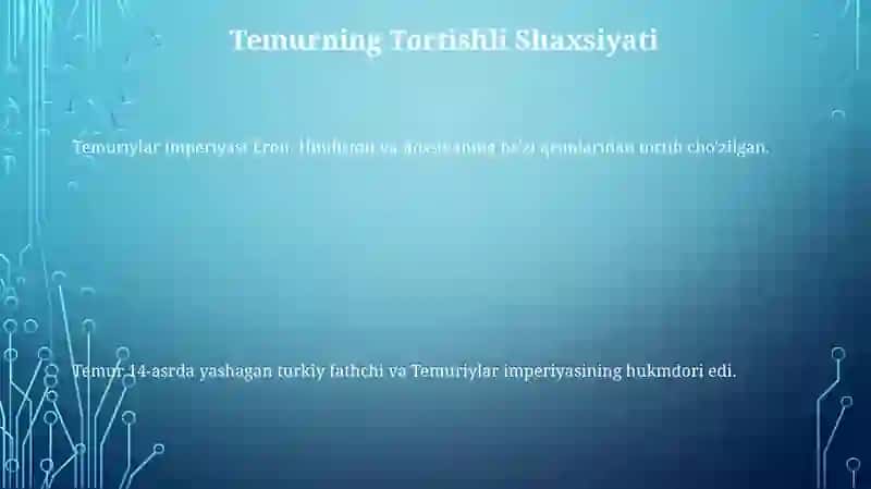 Temuriylar imperiyasi 3