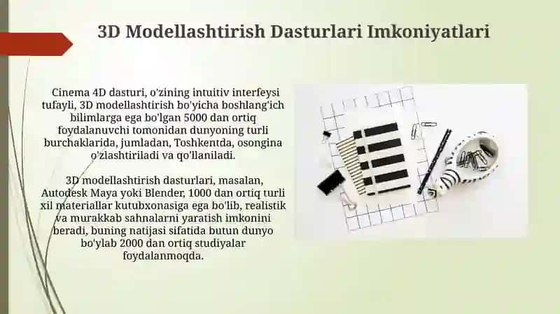 Zamonaviy Dizayn Dasturlari 3