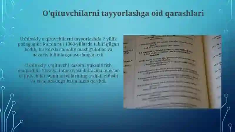 K.D.Ushinskiyning ta’lim va tarbiya sohasidagi xizmatlari 3