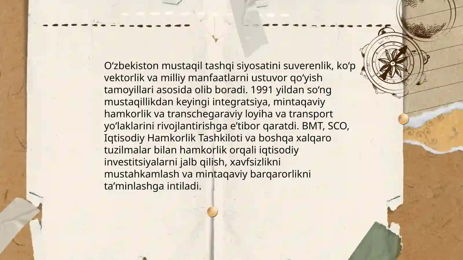 O‘zbekistonning jahon hamjamiyatdagi munosib o‘rni 3