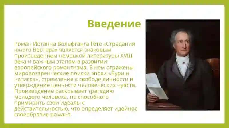 Идейное своеобразие романа И. В. Гёте „Страдания юного Вертера“. 3
