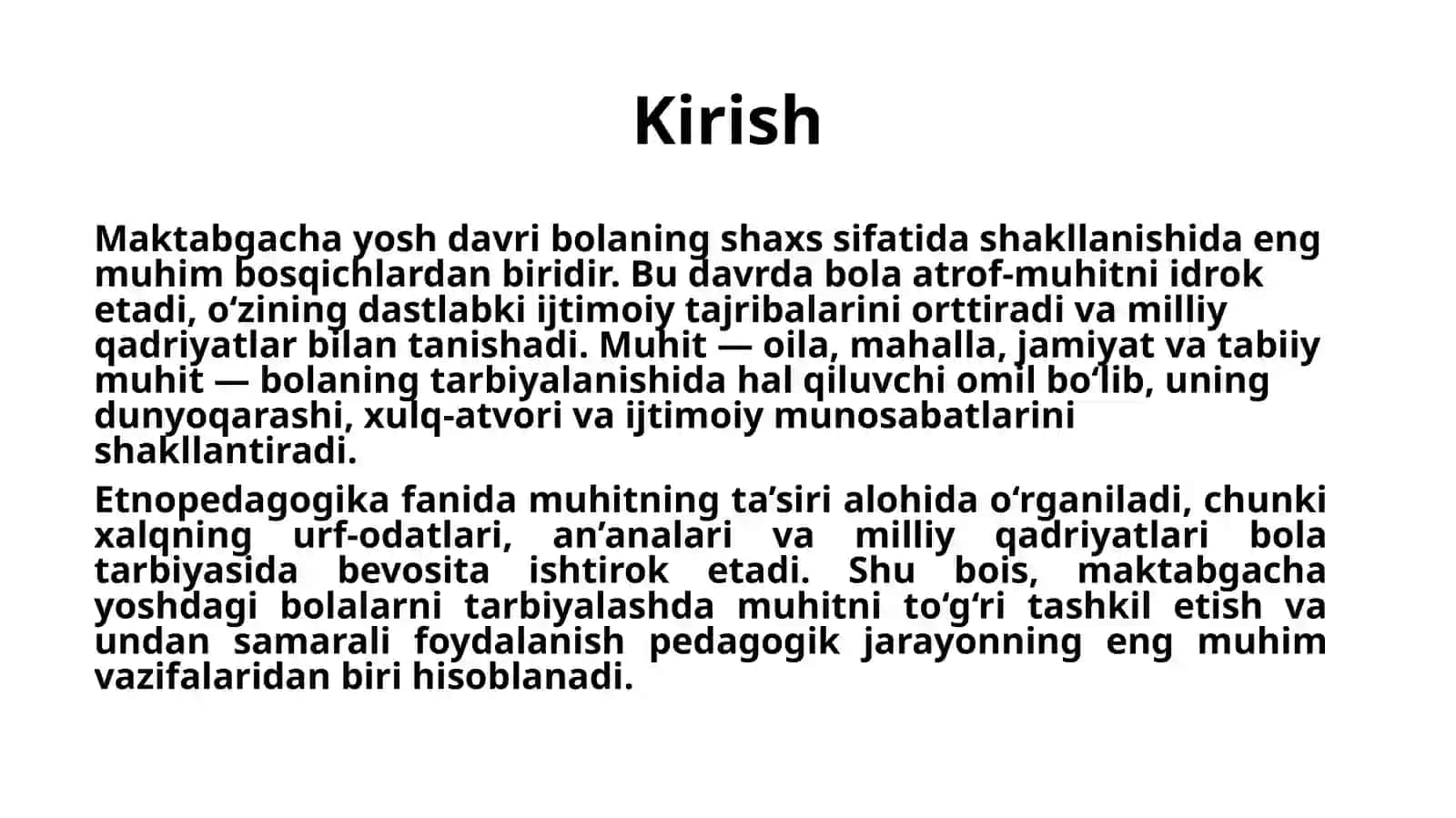 Maktabgacha yoshdagi bolalarni muhit ta’sirida tarbiyalash 3