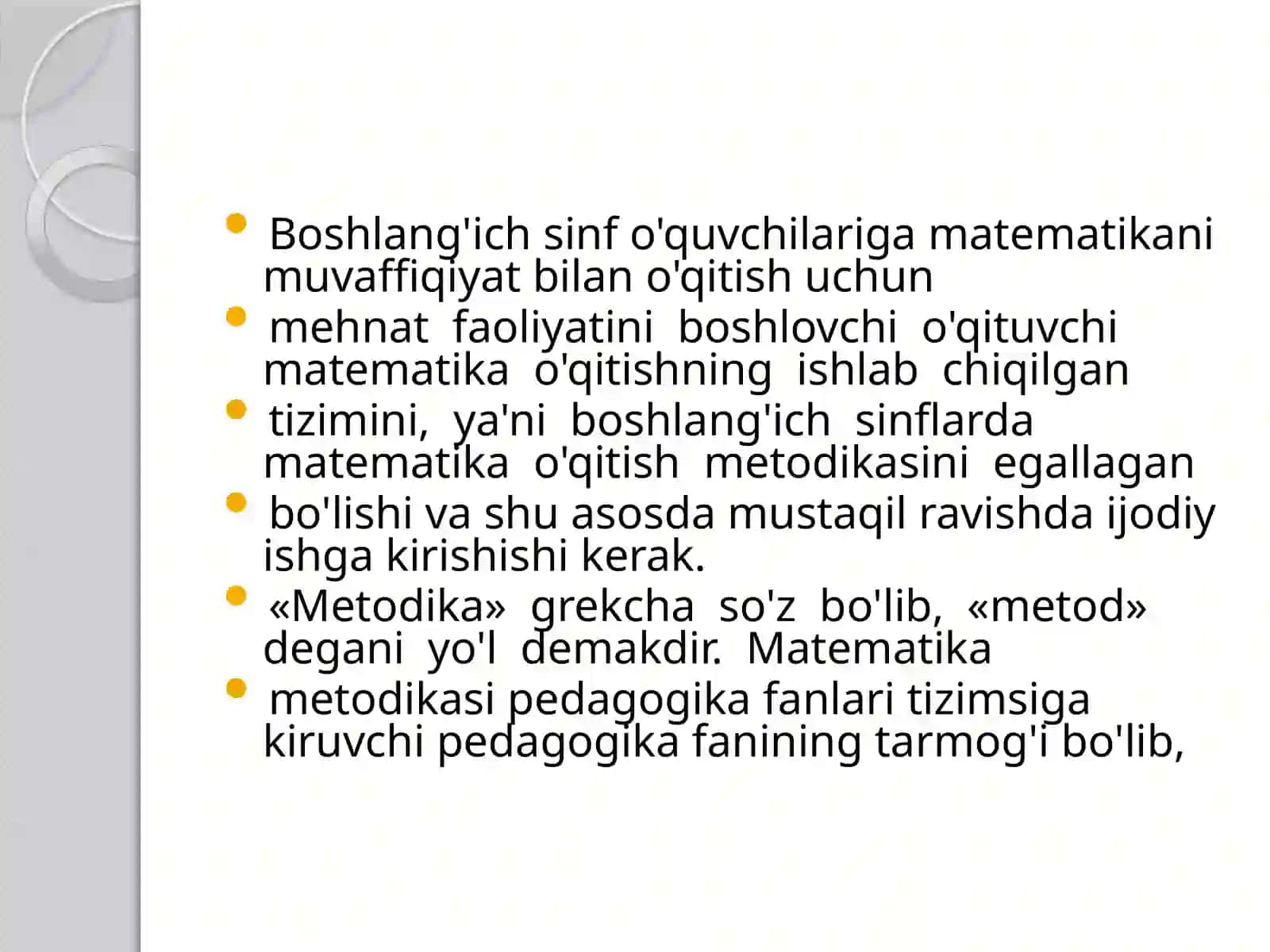 Ixtisoslashtirilgan boshlang'ich sinflarda matematika o'qitish 3