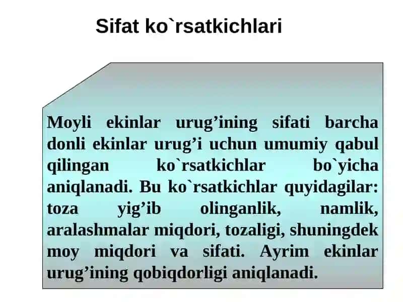 MOYLI O`SIMLIKLARTARXI 3