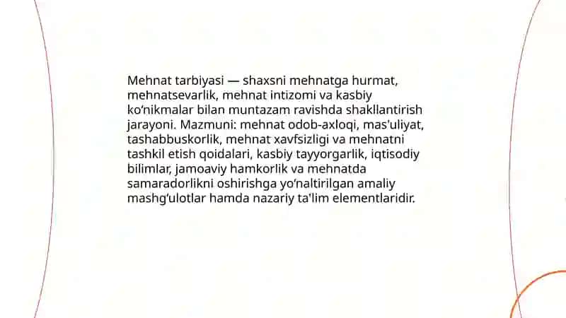 Mehnat tarbiyasi. Uning maqsadi va vazifalari 3